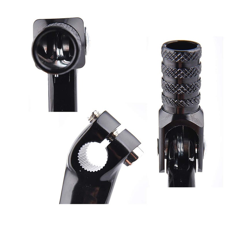 RUTU Folding Gear Shifter Shift Lever, Aluminum Dirt Bike Shift Lever, Compatible with XR50 CRF50 XR CRF 50cc 70cc 90cc 110cc 125c Motorcycle, Dirt Pit Bike Lifan 6061 Aviation Aluminum - Image 4